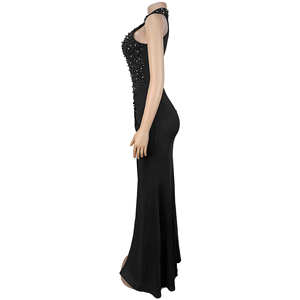 Vestido sexy con abertura y lentejuelas para mujer, moda europea y americana - Product Image 5