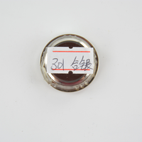 Inserciones de reloj de 27mm, accesorio de Color plateado, con bisel de Metal de China, funda de aleación para manos, para trabajos de arte, artesanías de mano