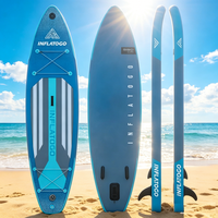 Tabla de Paddle Inflable InflaToGo Premium de 12'6" Multiusos, Fabricada con PVC Ecológico, con Bomba