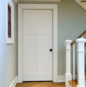 Porta Scorrevole in Legno Massello a Doppia Anta, Insonorizzata, di Alta Qualità, con <span class=keywords><strong>Carta</strong></span> <span class=keywords><strong>Adesiva</strong></span> Prima per Interni - Product Image 5