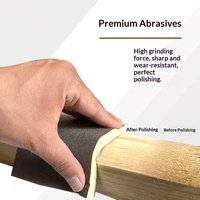 Bloc de papier abrasif double face fin importé pour le travail du bois, les escaliers, le polissage du métal et du plastique, le ponçage des murs
