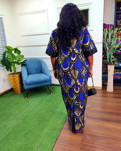 Abiti 2024 donna tradizionali <span class=keywords><strong>con</strong></span> stampa floreale caftano Abaya abito lungo - Product Image 4