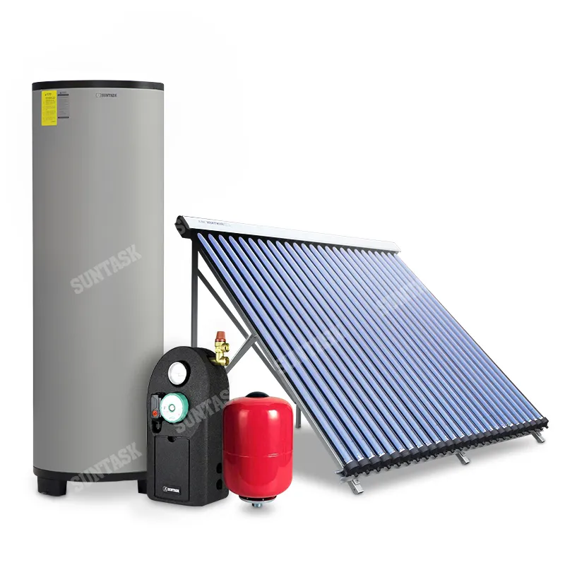 個別の加圧太陽熱温水器システム
