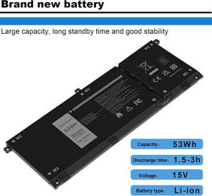 Baterai Laptop H5CKD 5300 5301 5401 5501 5402 3410 3510 5408 5409 7300 7500 edisi perak 7T8CD TXD03 0H5CKD JK6Y6 - Product Image 6