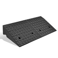 Rampa de goma para estacionamiento con escalones, rampa de acceso interior/exterior, rampa de eliminación de escalones, rampa DIY para garaje, entrada de bicicletas, jardín