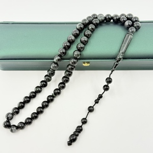 Chapelet musulman, Tisbiha, 10 mm avec 51 perles en résine, Misbahah, Louange à Allah, Kaaba, Imam, <span class=keywords><strong>Suba</strong></span>, Tlabusli, Chapelet islamique - Product Image 6