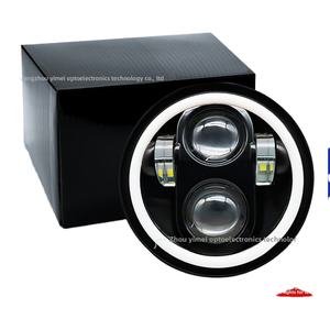 ไฟหน้ารถมอเตอร์ไซค์แบบวง<span class=keywords><strong>ก</strong></span>ลมเต็มวง 4 ดวง ขนาด 5.75 นิ้ว รุ่นใหม่ <span class=keywords><strong>ส</strong></span>ำหรับ Wrangler ชิป LED 60W แสงสีขาว 6000k <span class=keywords><strong>ส</strong></span>ำหรับรถออฟโรด  แบบดัดแปลง - Product Image 6