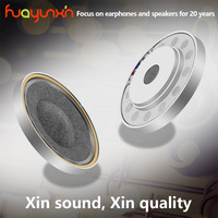 Huayunxin HT50AC 50mm 320ohm diaphragme de brasage en carbone PU 120db 200mw puissance d'entrée haut-parleur parc pour casque son de basse profonde