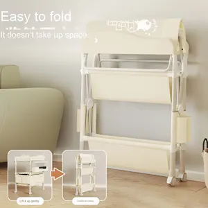 Mesa de Masaje Plegable Multifuncional Portátil Todo en Uno con Funda de Dibujos Animados para Recién Nacidos, Bebés y Niños Pequeños, Cambio de Pañales - Product Image 3
