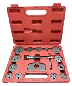 Escoide pinça de freio a disco 15 peças, pistão universal 2 e 4 roda drive revento kit de ferramentas traseiras