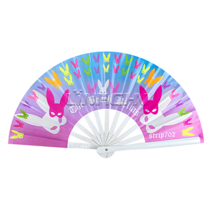 Nuevas llegadas Kung Fu ventiladores de mano logotipo personalizado arte popular de bambú para negocios fiesta Rave Big Clacking ventiladores artesanales para promoción de regalos - Product Image 2