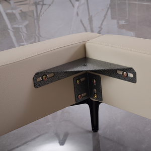 เตียงสูงหุ้มเบาะเตียงควีนไซส์โรงแรมหรูเฟอร์นิเจอร์ห้องนอนเตียงหนัง - Product Image 2