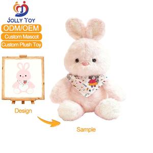 دمية دب محشوة مخصصة من المصنع، لعبة كلب محشوة فائقة النعومة وجذابة، ألعاب حيوانات محشوة مريحة على شكل أرنب - Product Image 3