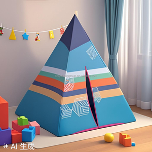 Tente <span class=keywords><strong>tipi</strong></span> en gros pour enfants, tente de jeu intérieure et extérieure pour enfants, tente pyramide indienne, tentes <span class=keywords><strong>tipi</strong></span> - Product Image 4