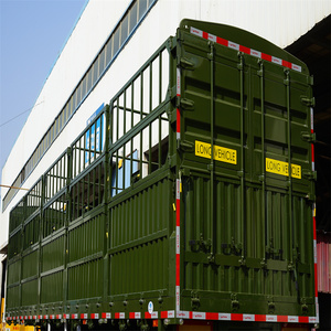 Semi-<span class=keywords><strong>remorque</strong></span> d'occasion à suspension pneumatique en acier à 3 essieux <span class=keywords><strong>pour</strong></span> le transport de bovins et de chevaux. - Product Image 3