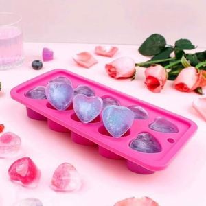 Moules en silicone en forme de cœur avec démoulage facile pour machine à crème glacée - Sans BPA, résistant à la chaleur, qualité alimentaire - Product Image 2