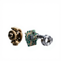 Pièce usinée CNC en laiton poli, engrenage, carte PCB, bielle en acier inoxydable pour l'automatisation industrielle, la robotique et les moteurs automobiles