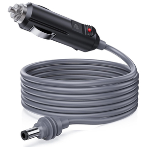 Câble d'alimentation 16 pieds (5 m) 12V 24V pour allume-cigare de voiture vers 5521 pour Starlink Mini, câble de charge 5,5 <span class=keywords><strong>x</strong></span> 2,1 mm - Product Image 1