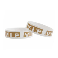 Bracelets en Tyvek de 3/4 pouces avec logo personnalisé 14 couleurs mélangées avec numéros de série pour les événements de fête NOUVEAUX bracelets promotionnels solides