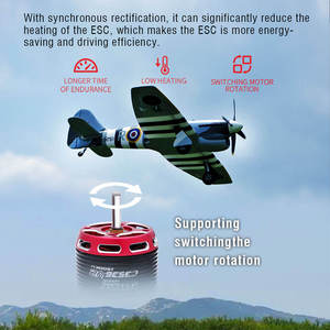 Surpass Hobby Flier Serie Elektrischer Fahrtenregler (ESC) 20A-100A <span class=keywords><strong>2</strong></span>-6S UBEC für RC-Quadrocopter und Flugzeuge - Ferngesteuertes Spielzeug aus Metall - Product Image 5