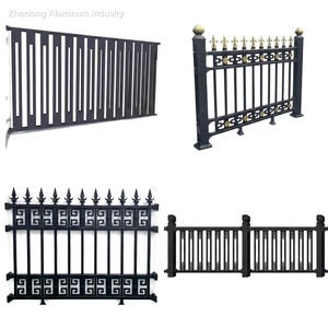 Recinzione da Giardino in Alluminio 4x8ft, Decorativa e Resistente, con Doghe Solide Verniciate a Polvere AAMA, Facile da Montare, per Ville di Lusso - Product Image 1
