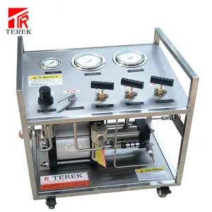 TEREK Single Action Air Driven Gas Booster System Plastic hose filling test