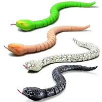 Brinquedo infantil louco realista, brinquedo de desenho animado de plástico rc animal de simulação de cobra