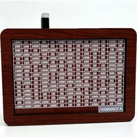 Spaarpot van hout met CFA-ontwerp, houten spaarvarken, houten graveerbaar spaarbox, grappige cadeaus voor volwassenen, kinderen en baby's.