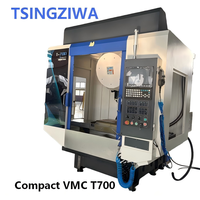 Machine de fraisage verticale CNC à trois axes Tsingziwa VMC T700 BT40 haute précision