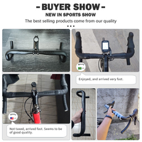 TOSEEK T700 Carbon Road Drop Bar 31.8mm 400 420 440mm Internal Cable Routing Aero Ultralight untuk Balap Profesional OEM Custom Pabrik