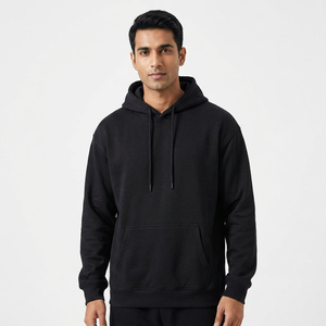 Wholesale Blank High Quality Men's Hoodies Sweatshirts Casual Fashion Thickened Plush Long Sleeved Hoodie for men - Product Image 1