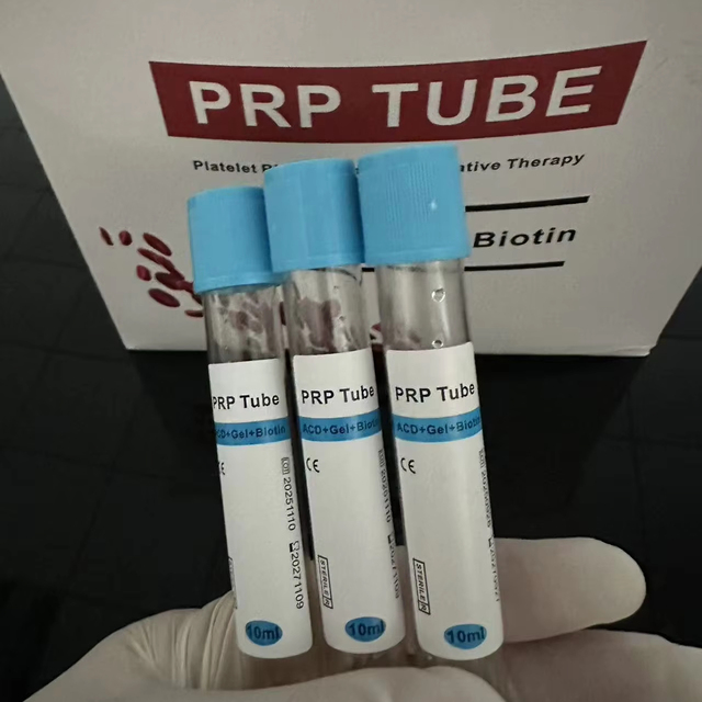 Sterile Veterinary PRP Tube 8-15ml With Fast Separation Gel OEM Glass Plastic PRP Kit for Equine Canine Tendon Repair