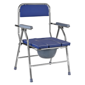Sillas de Inodoro de Acero Inoxidable de Suministro Directo de Fábrica para Ancianos y Discapacitados, Diseño Plegable con Piezas de Plástico para Hospitales - Product Image 6