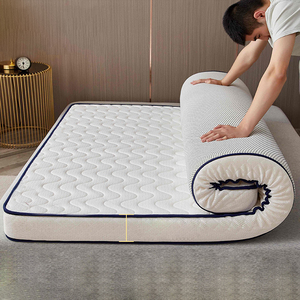 Double <b>Foldable</b> Cooling Massage Convertible Foam <b>Mattress</b> with Zipper Pocket for Bedroom - Product Image 2