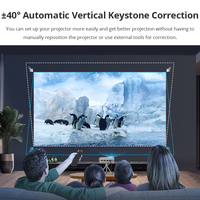 Proyector Portátil Mini D061 Hotack, Gran Oferta, Proyector HD para Cine en Casa, Proyector Inteligente con Android TV
