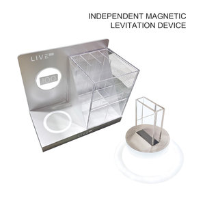 Factory <strong>Customized</strong> Acrylic Magnetic Levitation Product <strong>Display</strong> Stand Removable Charging Rotating Light Box Plexiglass Rack - Product Image 3