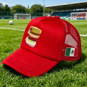 Cappellino Trucker in Rete con Patch Bandiera Messicana 2026, Visiera Curva Regolabile, Traspirante, per Sport all'Aperto, Baseball, da Uomo e Donna - Product Image 6