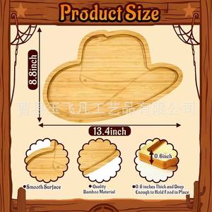 Bamboo Strawberry Shape <b>Snack</b> <b>Tray</b> 28cm Creative Fruit Serving Dish For Restaurant And Home Use - Product Image 5