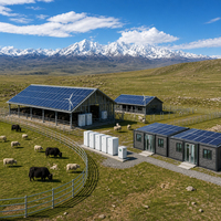 Solution Agricole Intégrée : Atelier en Structure Acier, Stockage d'Énergie Solaire, Garde-corps, Conteneur Habitable