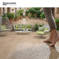 Dalles de porcelaine extérieures en marbre gris 600x600x20mm, antidérapantes, résistantes aux intempéries et aux UV, finition mate, pour terrasse, piscine, pavage