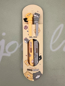 Papelería escolar para compartir el mismo juego <span class=keywords><strong>de</strong></span> bolígrafos Amistad Lindo gato temático Diario Paquete doble Bolígrafo <span class=keywords><strong>de</strong></span> gel para regalos <span class=keywords><strong>de</strong></span> mejores amigos - Product Image 4