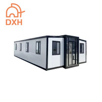 Casa Contenedor Expandible de Doble Ala, Directo de Fábrica, Impermeable, Prefabricada, para Uso como Dormitorio para Personal en Sitios Turísticos