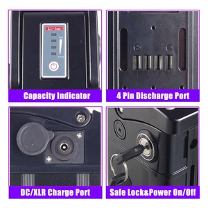 Batería para Bicicleta Eléctrica <span class=keywords><strong>Hitway</strong></span> BK11M BK3M BK6M BK8M 36V 48V 10.4Ah 13Ah 15Ah 17.5Ah 20Ah para Actbest Mars CityRun Se Heybike Cityscape - Product Image 2