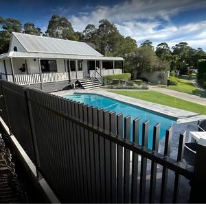 Dọc lưỡi hàng rào sơn tĩnh điện tấm Tường Ngoài Trời hàn nhôm <span class=keywords><strong>Batten</strong></span> sân vườn hàng rào - Product Image 5