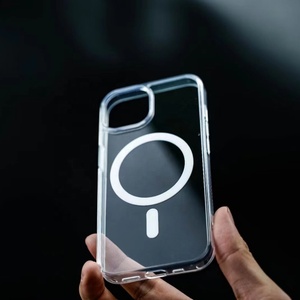 Étui de protection transparent en TPU antichoc <span class=keywords><strong>avec</strong></span> recharge magnétique sans fil <span class=keywords><strong>pour</strong></span> <span class=keywords><strong>iPhone</strong></span> 16 15, <span class=keywords><strong>coque</strong></span> de téléphone <span class=keywords><strong>transparente</strong></span> <span class=keywords><strong>pour</strong></span> <span class=keywords><strong>iPhone</strong></span> 17 Pro Max - Product Image 3