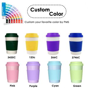 Mug en bambou réutilisable classique de 12 oz - Mug de voyage portable, compatible micro-ondes et lave-vaisselle, gobelet à café sans BPA, cadeaux écologiques - Product Image 3