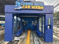 Machine de lavage de voitures entièrement automatique Shinewash, tunnel de lavage haute pression, brosses multiples, service intelligent électrique mobile 24h/24 et 7j/7, 1500W