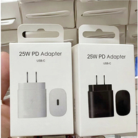 TYPE-C Super Rapide 5V/3A QC3.0 Chargeur 15W Adaptateur de Voyage avec Sortie 20W pour Samsung pour Galaxy S24 S23 S21 S20 Ultra DC Caméra