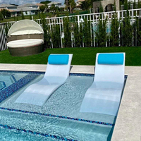 Chaise longue d'extérieur inclinable en PE, transat de piscine résistant aux intempéries, logo personnalisé OEM, fabrication en usine