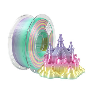 Filamento PLA de Seda Tricolor para Impresora 3D, 1.75mm, 200C, Bobina de 1kg, Degradado Rojo, Dorado y Morado, Alta Calidad - Product Image 6